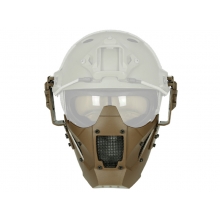 Big Foot Tactical JF Mesh Mask (AF Helmet Fit - Tan)