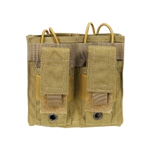 Big Foot Magazine Pouch (Open Top - Double - Tan)