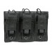 Big Foot Magazine Pouch (Open Top - Triple - Black)